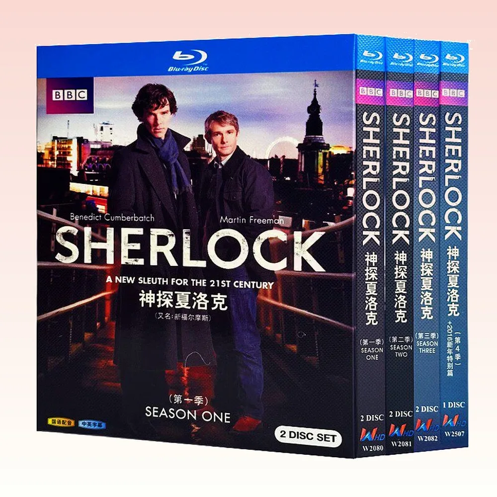 BD Blu-ray Ultra HD British TV Series BBC Sherlock Holmes / Sherlock Seasons 1-4 & 2016 Special Edition
