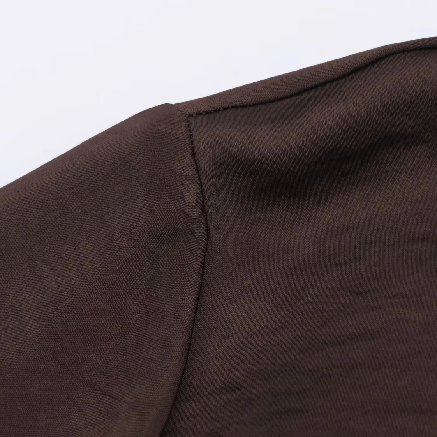 Camisa holgada de manga larga con textura de seda para mujer, nueva moda y hermosa, para lucir delgada y de alta gama, invierno 2025