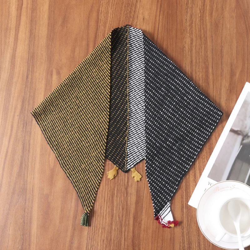 

Шарф из 100% чистого кашемира с цветными блоками, модный декор с кисточками, мягкая ткань, универсальный уличный модный зимний стильный аксессуар