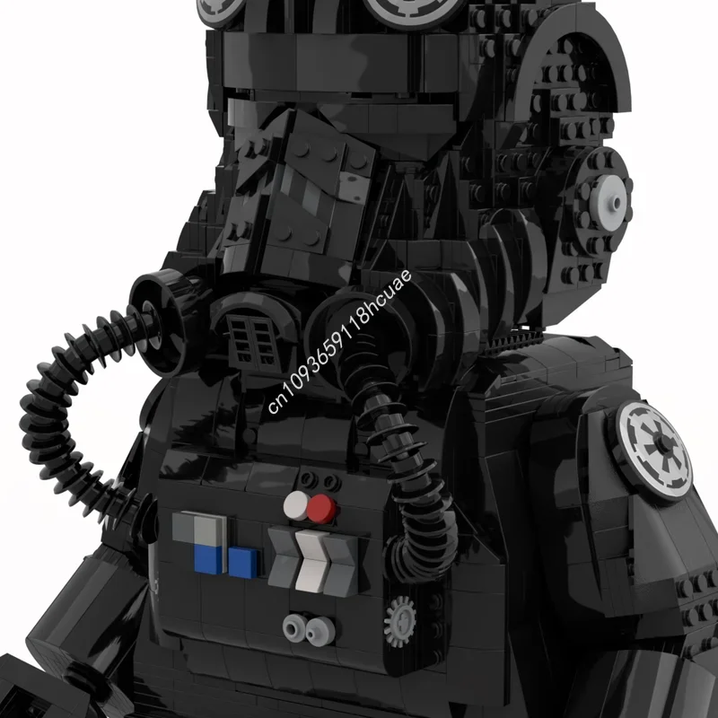 Moc ستار معركة التعادل مقاتلة الطيار ميجا الشكل الخوذات نموذج اللبنات الطوب لتقوم بها بنفسك الجمعية الإبداعية ألعاب تعليمية هدية