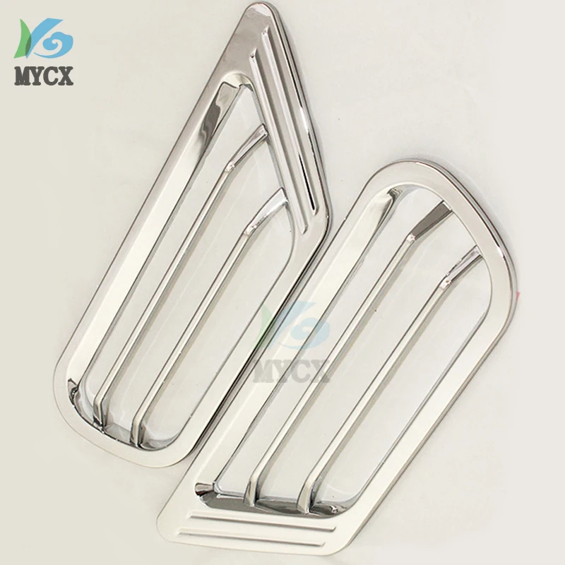 For Toyota Land Cruise 4500 LC100 FJ100 1998 1999-2004 Side Tuyere ABS Chrome plated car silver plating Modified tuyere Tim 2pcs