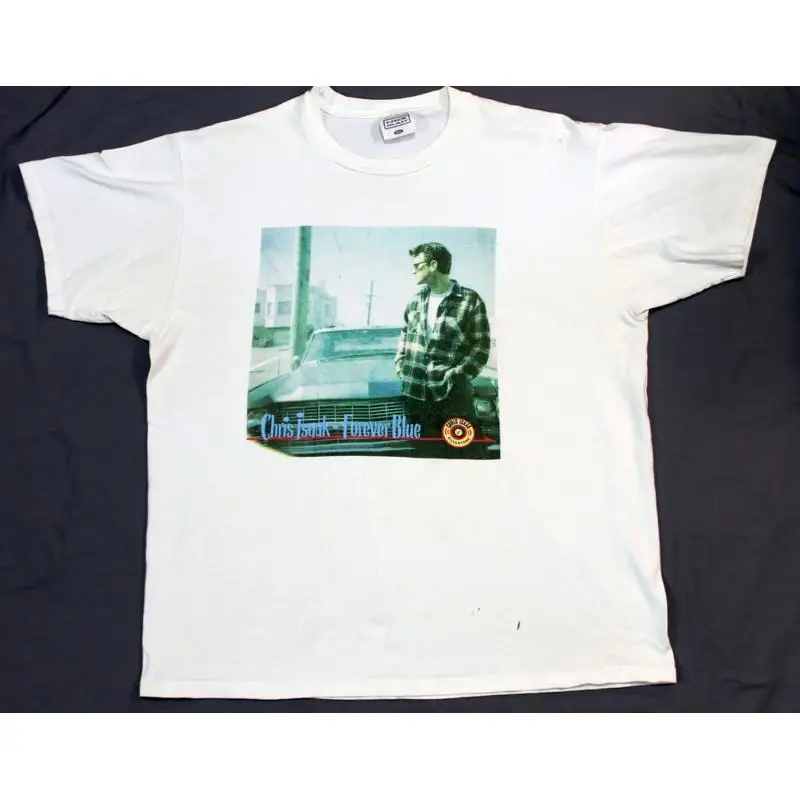 

Винтажная белая футболка с короткими рукавами Chris Isaak Forever 1995 года, размер XL