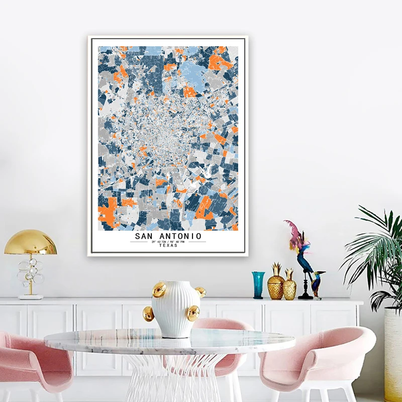 Картины на холсте «Сан-Антонио Техас Америка»