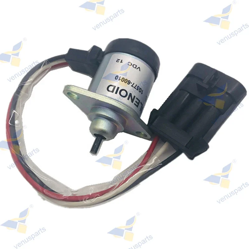 1G577-60010 Fuel Shut Off Solenoid Stop 12V  6689034 SA-4561-T 1G577-60011 For Bobcat T250 T300 T320