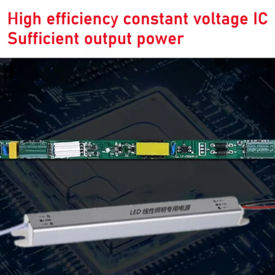 DC12V/24V Potenza di commutazione ultrasottile AC 220V Driver LED Alimentatore Trasformatore di illuminazione per striscia LED 24W 36W 48W 60W 72W 100W