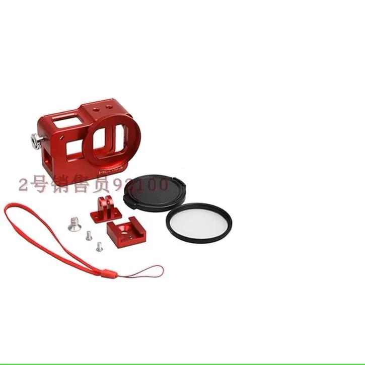 Funda de aluminio para Hero 5, 6, 7, carcasa protectora de aleación, marco de Metal, filtro UV, accesorios para cámara GoPro Hero 7