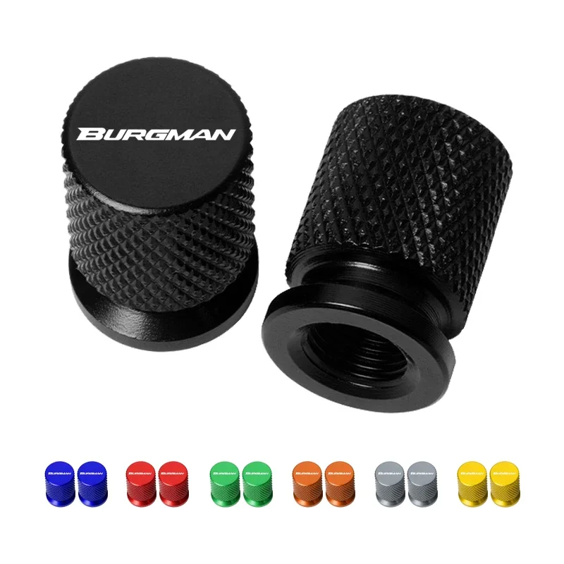 

CNC Accessorie Wheel Tire Valve Stem Caps Airtight Covers For Suzuki BURGMAN 650 400 125 200 250 AN650 AN400 AN125 AN200