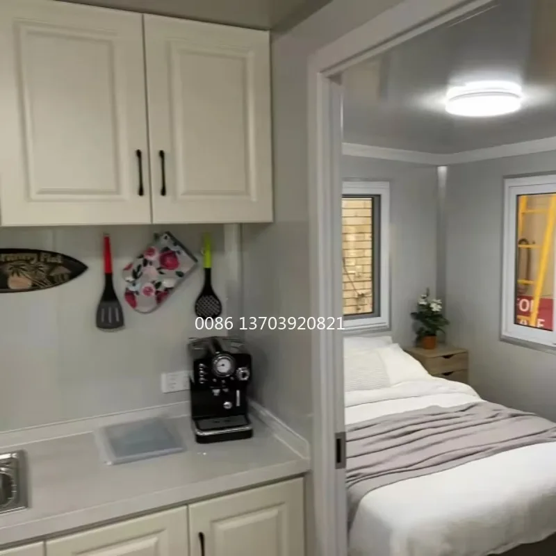 منزل جاهز 40 قدم 20 قدم حاوية منزلية 2 غرفة نوم منزل صغير قابل للطي حاوية قابلة للتوسيع منزل قابل للطي منزل مسبق الصنع #2