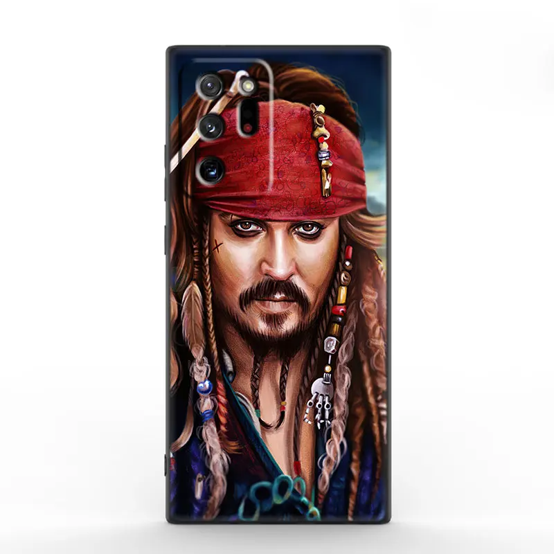 Pirates of the Caribbean Johnny Depp Black Case For Samsung M14 M13 M12 M54 M53 M52 M33 M04 M23 Note 10 Plus 20 Ultra A6 A7 2018