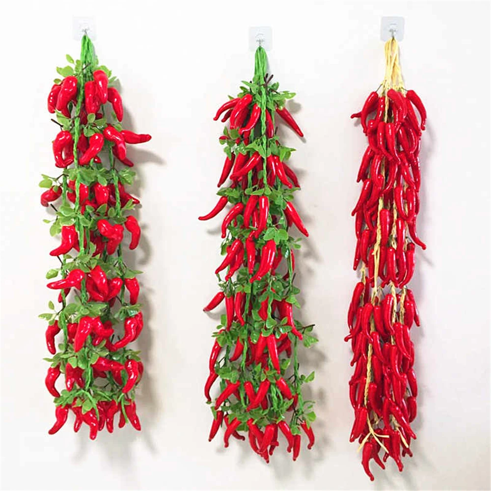 

fake vegetables model hotel dining room hall restaurant cabinet Kitchen shop store decor artificial simulation chili pepper