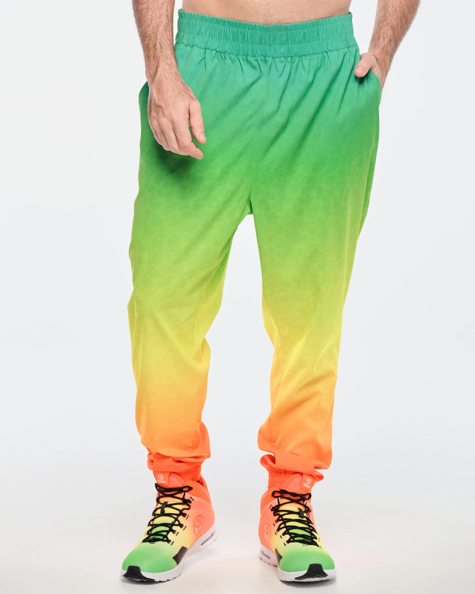 2025 Men's Fashion Trend Trousers American Zumba Printing Comfortable Casual Breathable Sweat-absorbing Dance Trousers