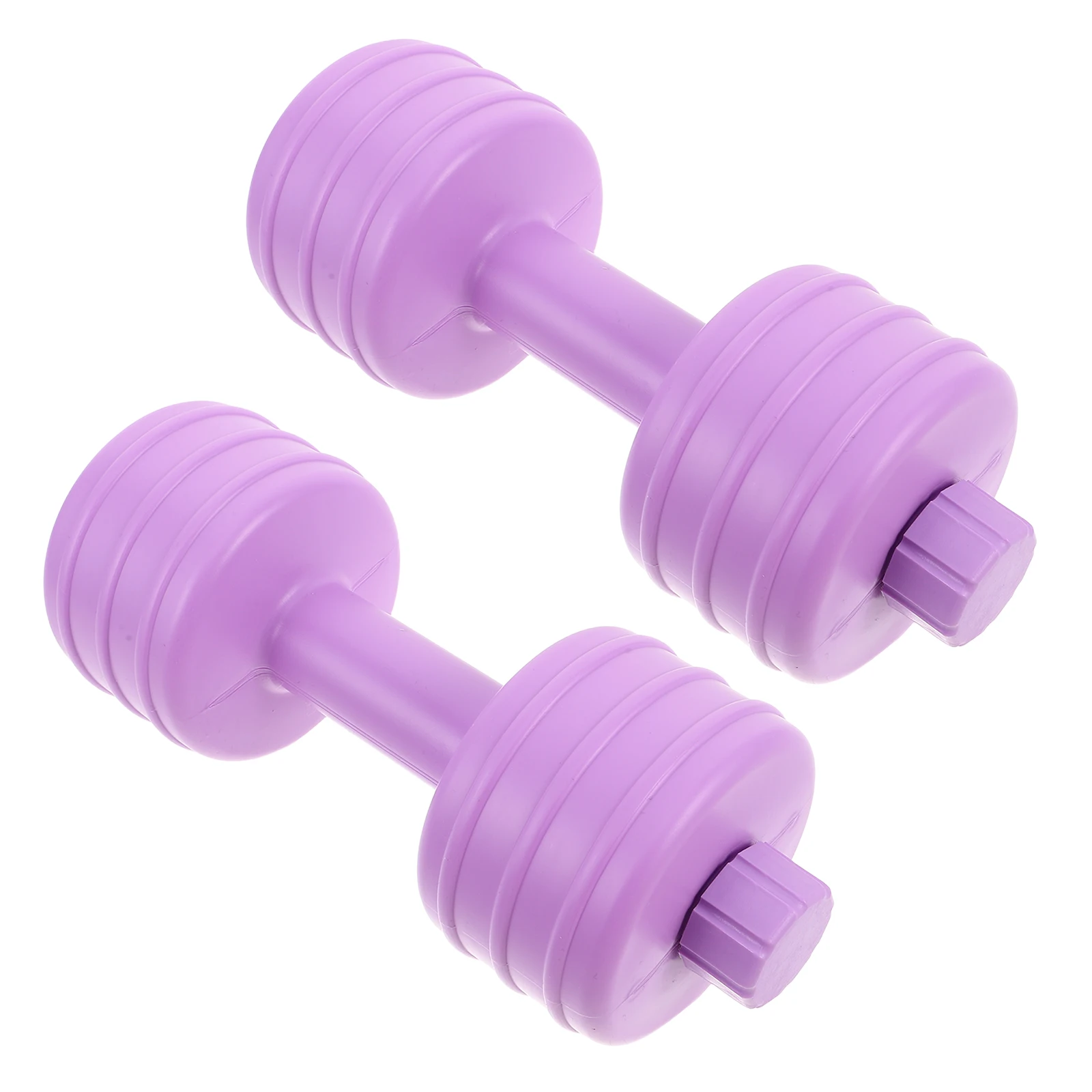 2 pçs senhoras corpo moldar halteres portátil exercício jarros de água para ginásio fitness peso ajustável durável garrafa de plástico casa