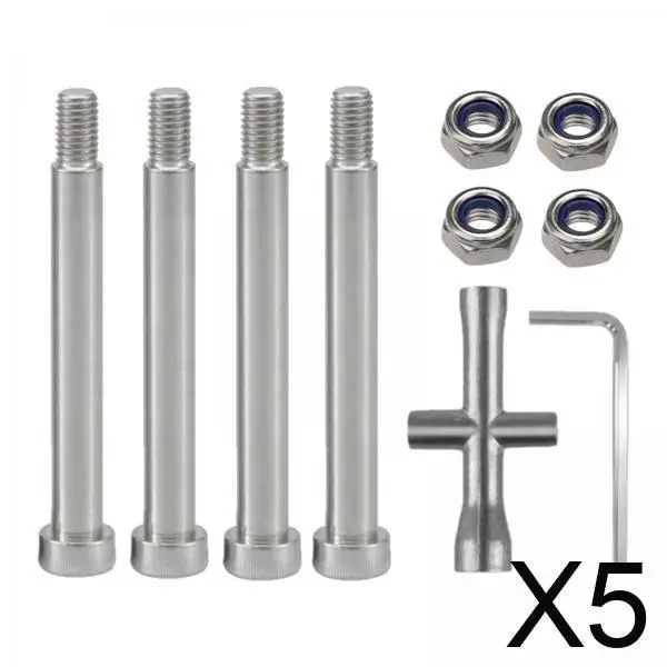 金属製 RC クローラーネジ ナット ボルトセット 1/5 スケールトラック用ユニバーサル交換部品