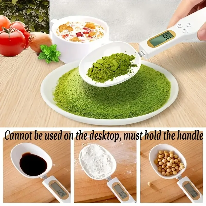 Mini Spoon Scale Digital Kitchen Scale Electronic LCD Food Scale 0.1-500g Cooking Flour Milk Coffee Powder Weight Measure Spoon, image 3