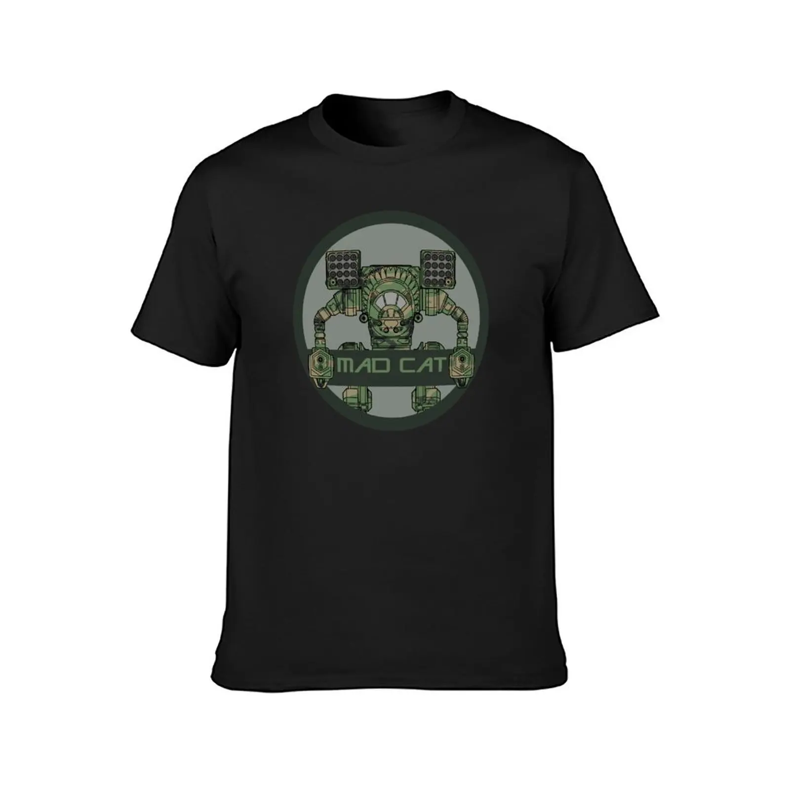 Mechwarrior Camo Mad Cat Seal T-Shirt summer top summer clothes quick-drying cute clothes mens vintage t shirts