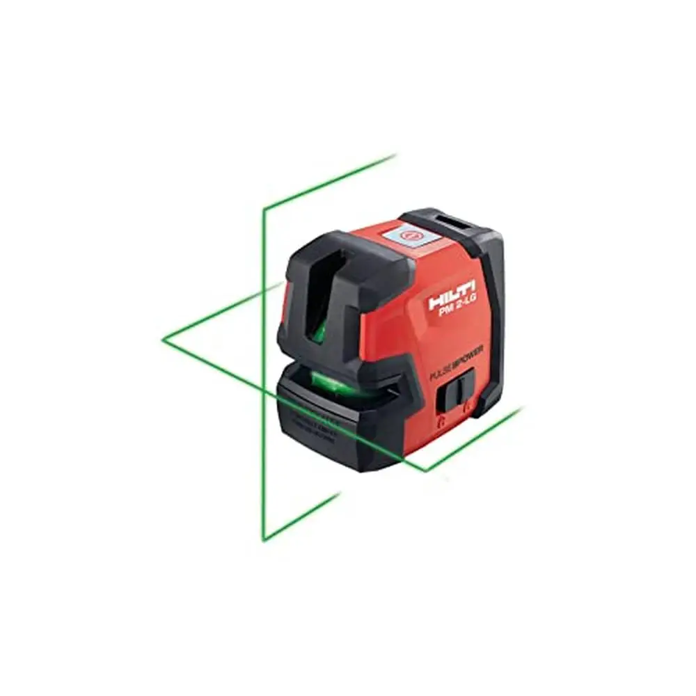 

Green-Beam Laser Level PM2-Lg with Horizontal & Vertical Lines Robust Design Perfect Alignment & Leveling. Simple & Intuitive