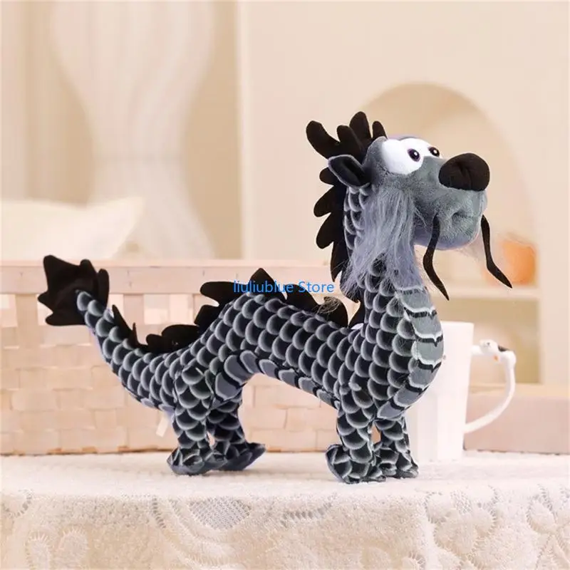 

Chinese Dragon Stuffed 2024 Dragon Year Chinese Dragon Plush Toy Dragon Mascots 62CF