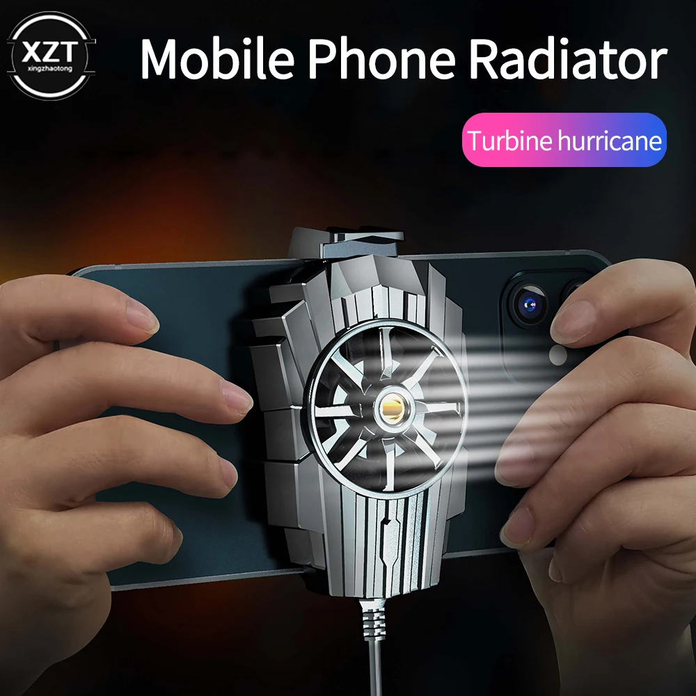 Draagbare Mobiele Telefoon Radiator Mobiele Telefoon Terug Luchtgekoelde Koeling Apparaat Fan Mobiele Telefoon Gaming Accessoires Koude Zone Apparaat