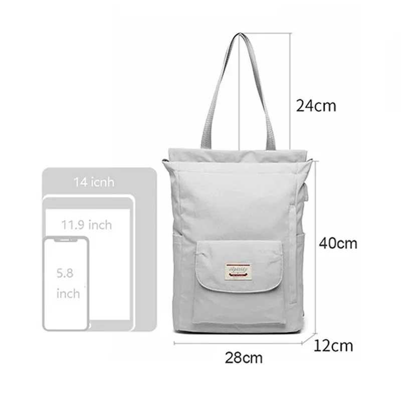 Women backpack Waterproof Stylish Laptop Backpack 13 13.3 14 15.6 inch Korean Fashion Oxford Canvas USB College Backpacks bag 가방