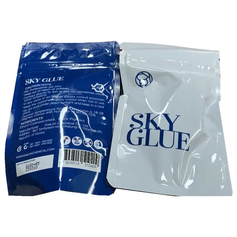 Pegamento Original Sky 1s de secado rápido, pegamento fuerte para extensiones de pestañas postizas, bajo olor, sin irritación, herramientas de maquillaje, 5g