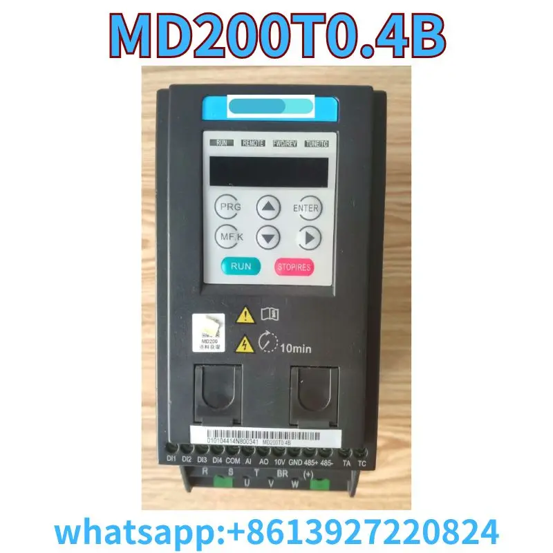 

Used Frequency converter MD200T0.4B test OK Fast Shipping