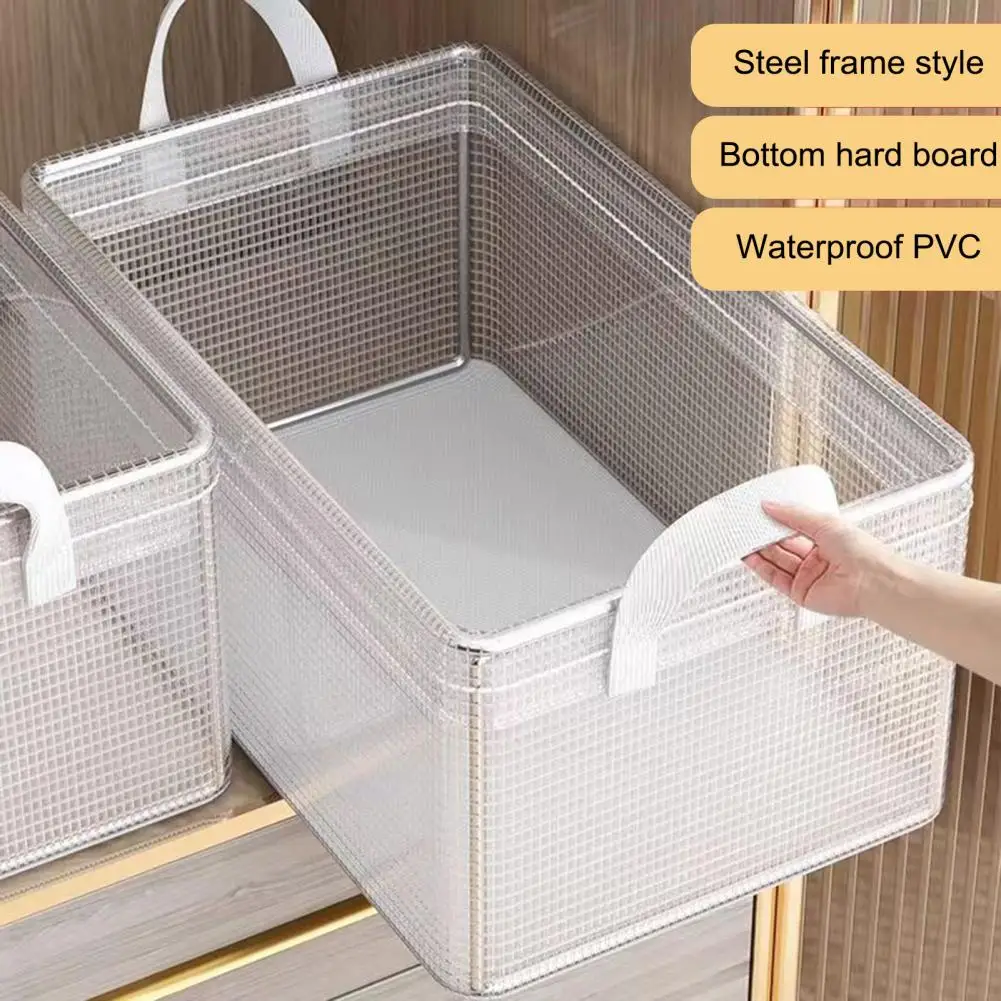 

Laundry Storage Box Space-saving Laundry Solution Capacity Foldable Laundry Basket with Handle Easy to Clean for Organization