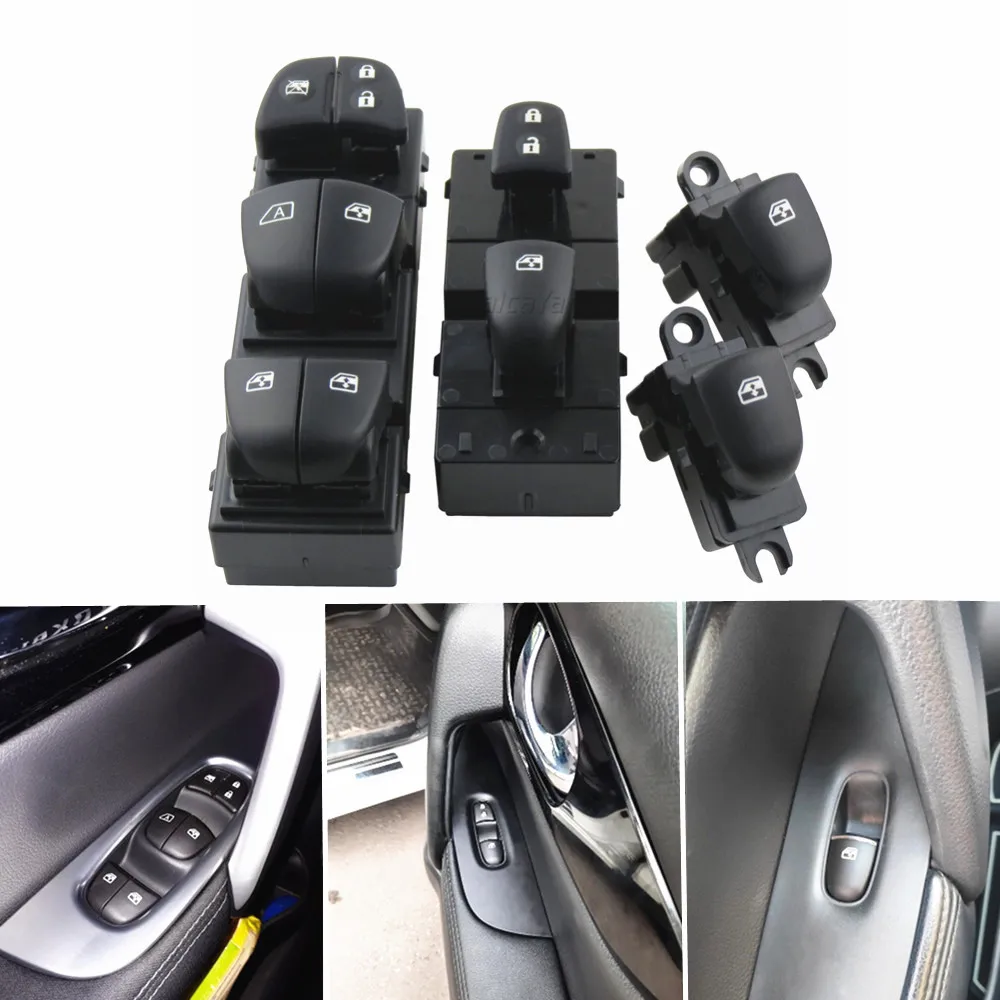 مفتاح طاقة نافذة LED لنيسان قاشقاي ، زر رافع الزجاج الرئيسي ، اكسسوارات السيارات ، J11 ، X-Trail ، T32 ، مورانو Z52 ، سيرينا C26 ، C27 #3