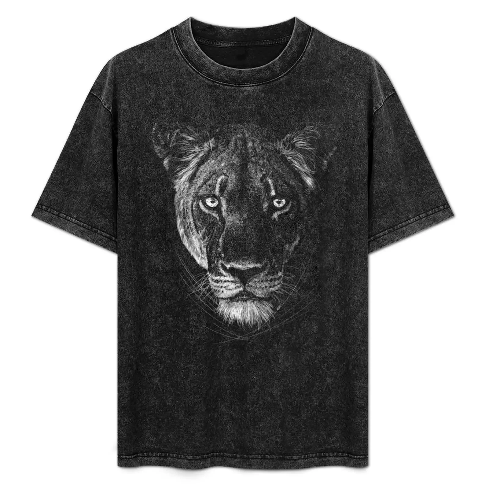 

lioness T-Shirt boys whites Funny t-shirt cute tops mens shirts graphic tee