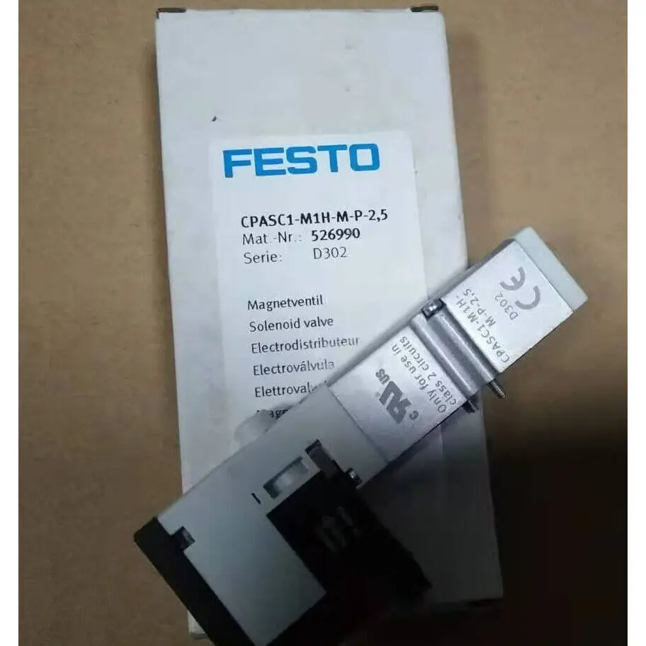 Festo CPASC1-M1H-M-P-2,5 526990 Solenoid Valve New One Free Ship CPASC1M1HMP2,5