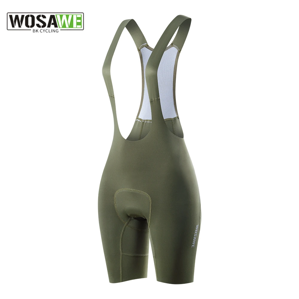 

WOSAWE Women's Cycling Bib Shorts Seamless Female Cycling Shorts 6H 5 Ride Women Cycling Bib Shorts Pro Cycling Short Pant