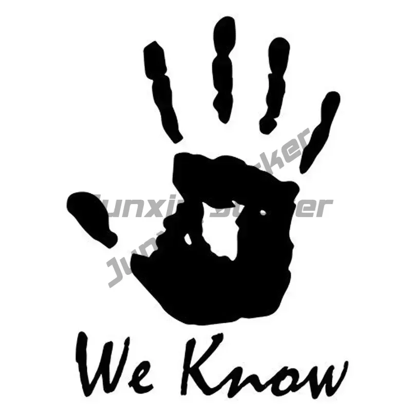 

Personality Brothers Legend Skyrim We Know Sticker Decorative Car Styling Car Sticker