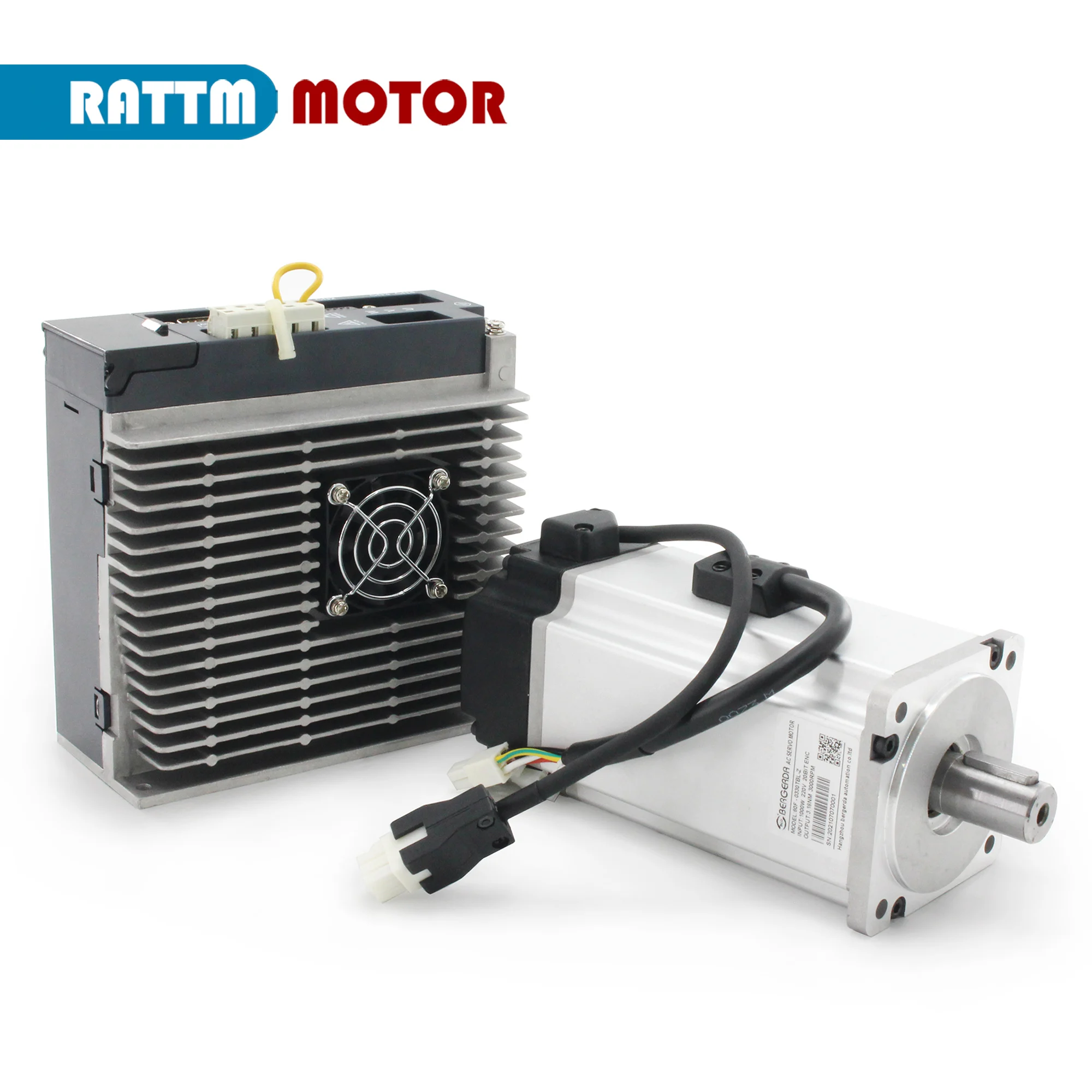 

Комплект серводвигателя переменного тока с тормозом/без тормоза 750 Вт/1000 Вт/1,5 кВт 220 В Серводвигатель + сервопривод + тормозная линия 3000 об/мин/2500 об/мин