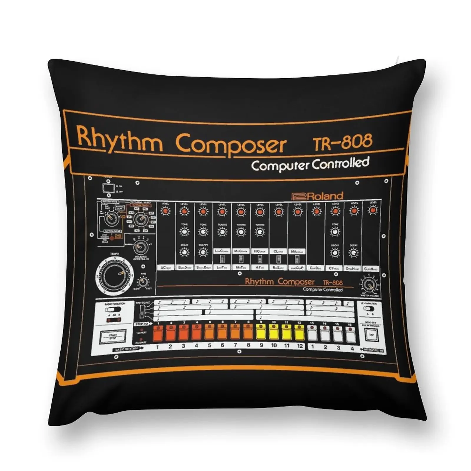 

808 Vintage Drum Machine Throw Pillow New year Decorative Cushions For Living Room pillow