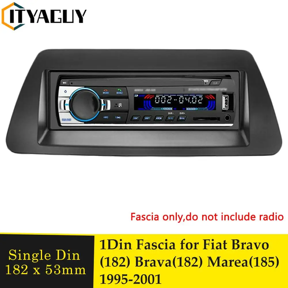 1 Din Car Radio Fascia for FIAT Bravo(182)/ Brava(182)/ Marea(185) 1995-2001 Stereo Audio DVD Facia Frame Installation Trim Kits