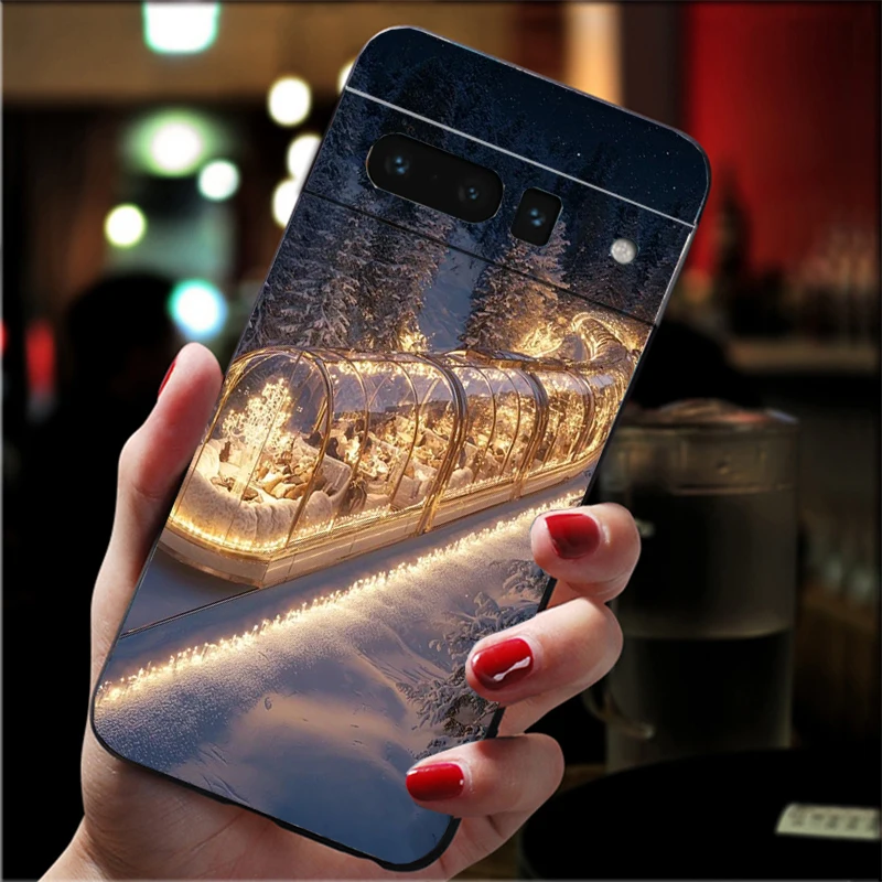 

Phone Case For Google Pixel 10 9 Pro XL 9A 8 7 6 Pro Pixel 8A 7A 6A Pixel 8 7 6 5 Christmas Deer Tree Case