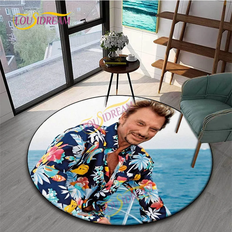 Johnny Hallyday enthusiast DIY printed Home area decoration Music rug Suitable for bedroom kitchen bathroom doormat carpet