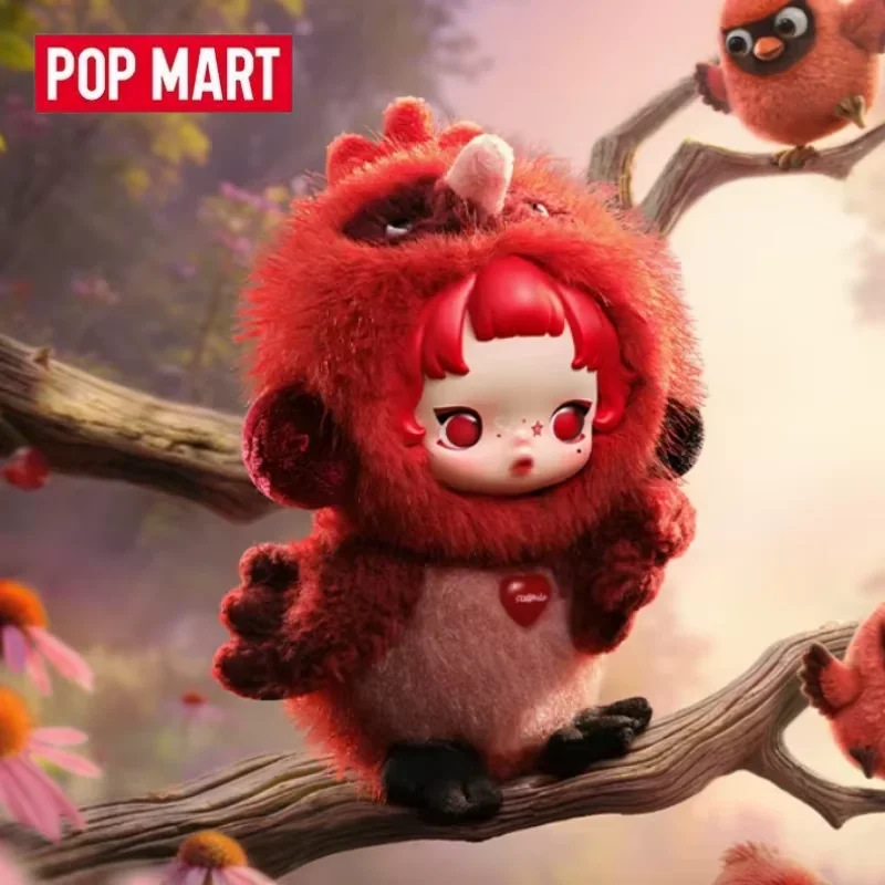 POP MART Dear Birds Series Vinyl Plush Pendant Blind Box Mystery Box Guess Bag Toys Desktop Ornament Collection Anime Figure