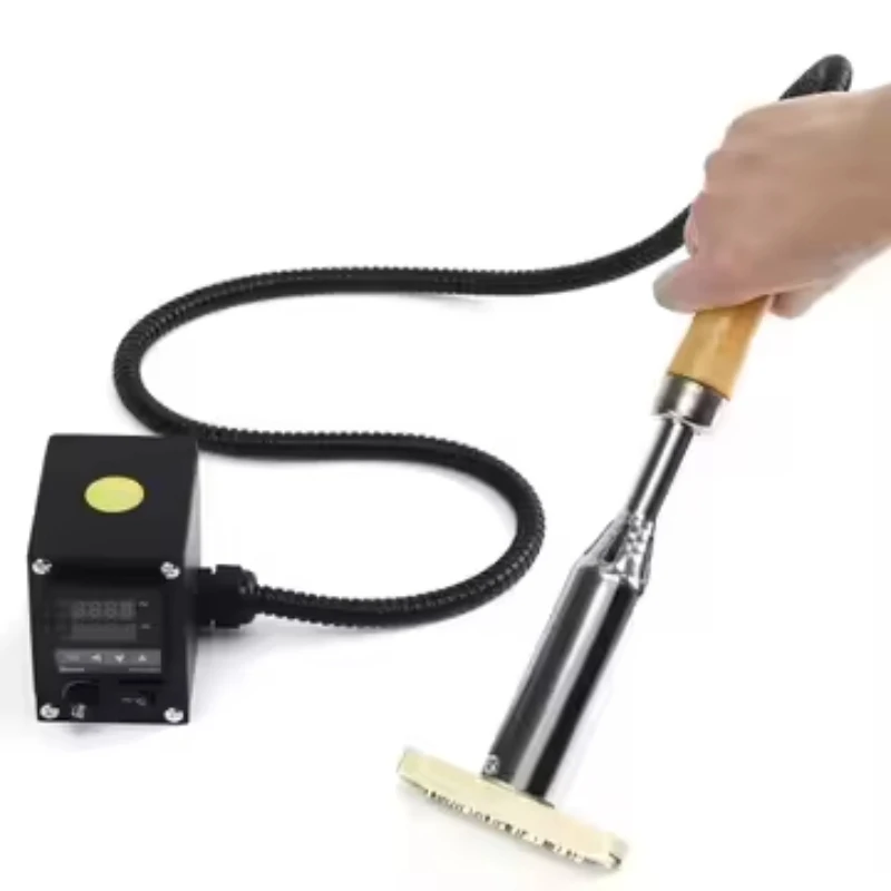 

Copper mold 220V/110V 300W electric soldering iron hot pressing wood grain seal for leather household appliances