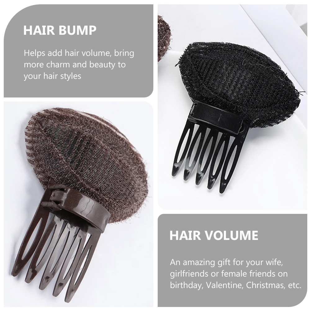

6pcs Color Enhancer Styling Accessories Bump Hair Hair Bumps For Volume Insert Volume Women Girls