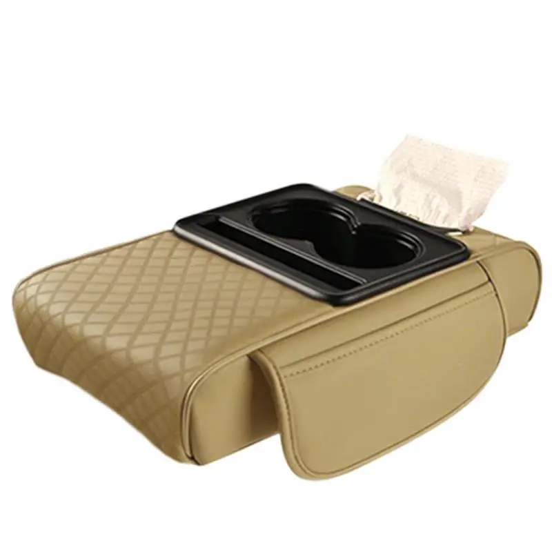 

Car Armrest Organizer Car Center Console Organizer With Cup Holder Armrest Storage Organizer Box Arm Rest For Car SUVs Trucks