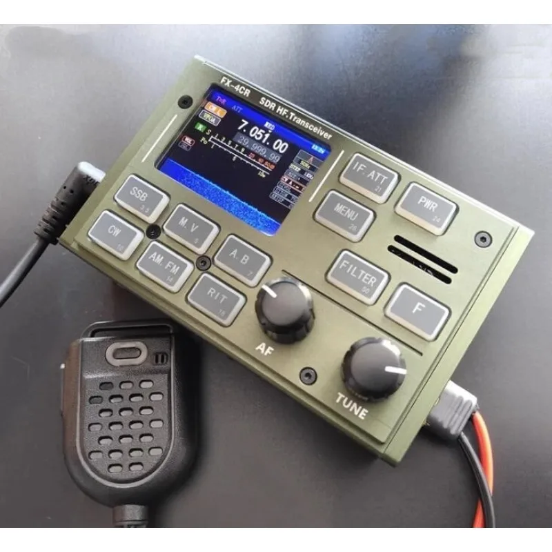 Новый трансивер FX-4CR HF SDR 20 Вт, любительское радио SSB CW AM FM TX 3,5–29 МГц RX 500–50 МГц, встроенная звуковая карта