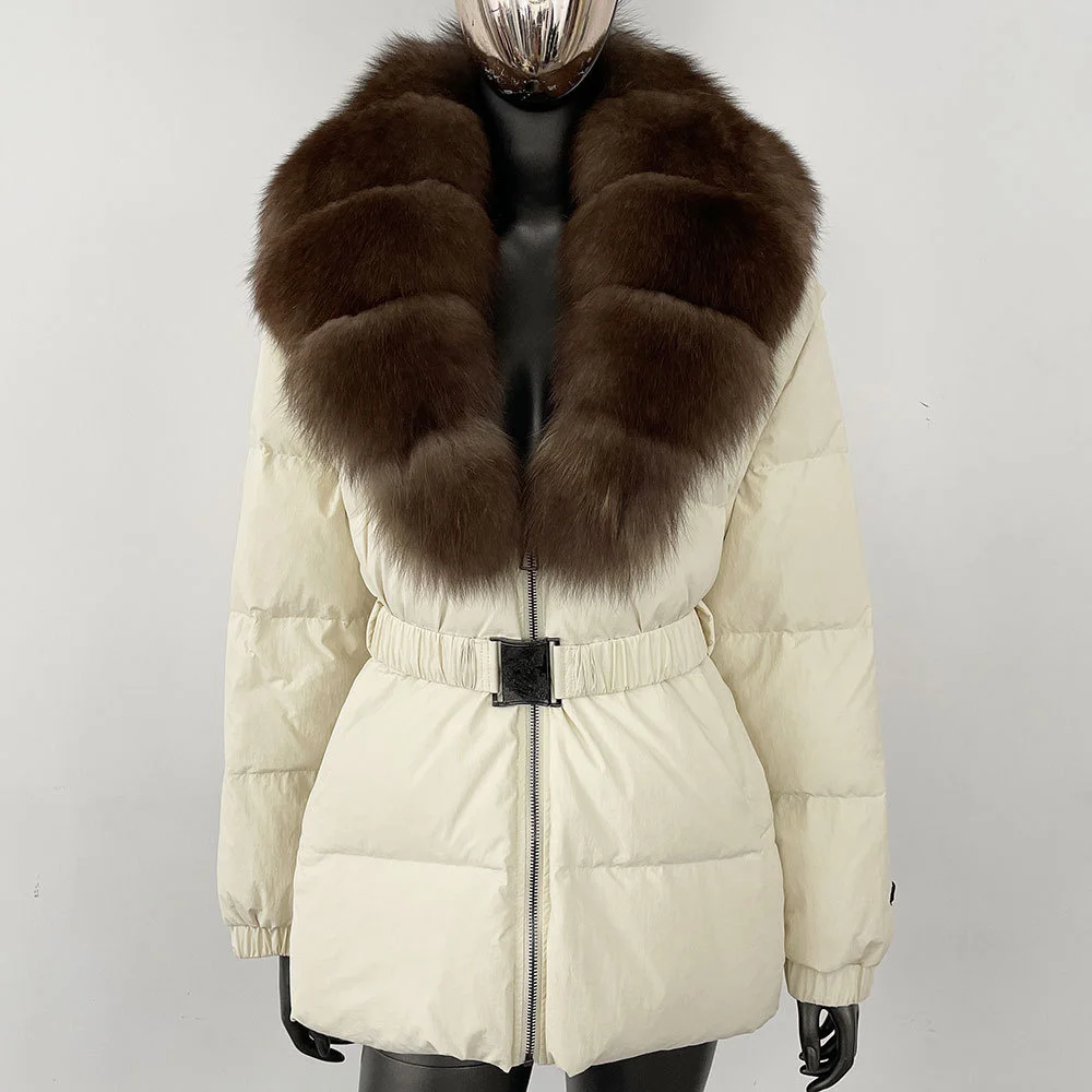 2025 المرأة الشتاء الفراء أسفل سترة حزام الفراء طوق مشد سترة نسائية القطن وسادة مبطنة y2k جديد جودة عالية معطف الصدرية #2