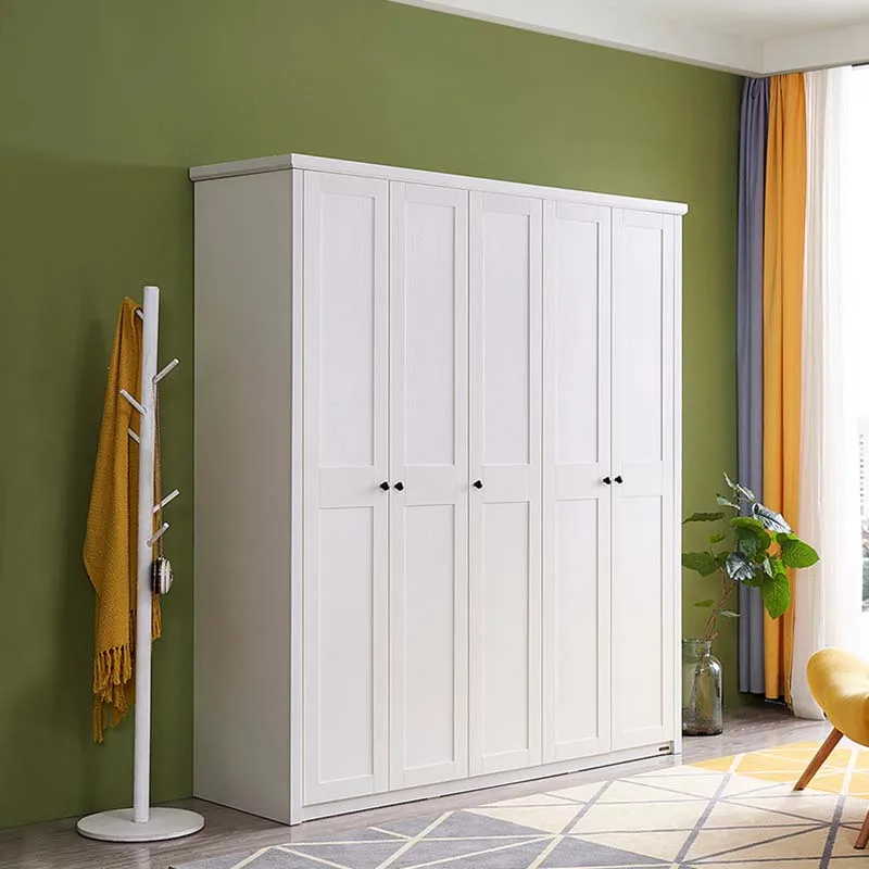 Cheap Multifunction Wardrobe Bedroom White Storage Hotel Closet Armable Wooden Drawers Placard De Vetement Wardrobes Furniture