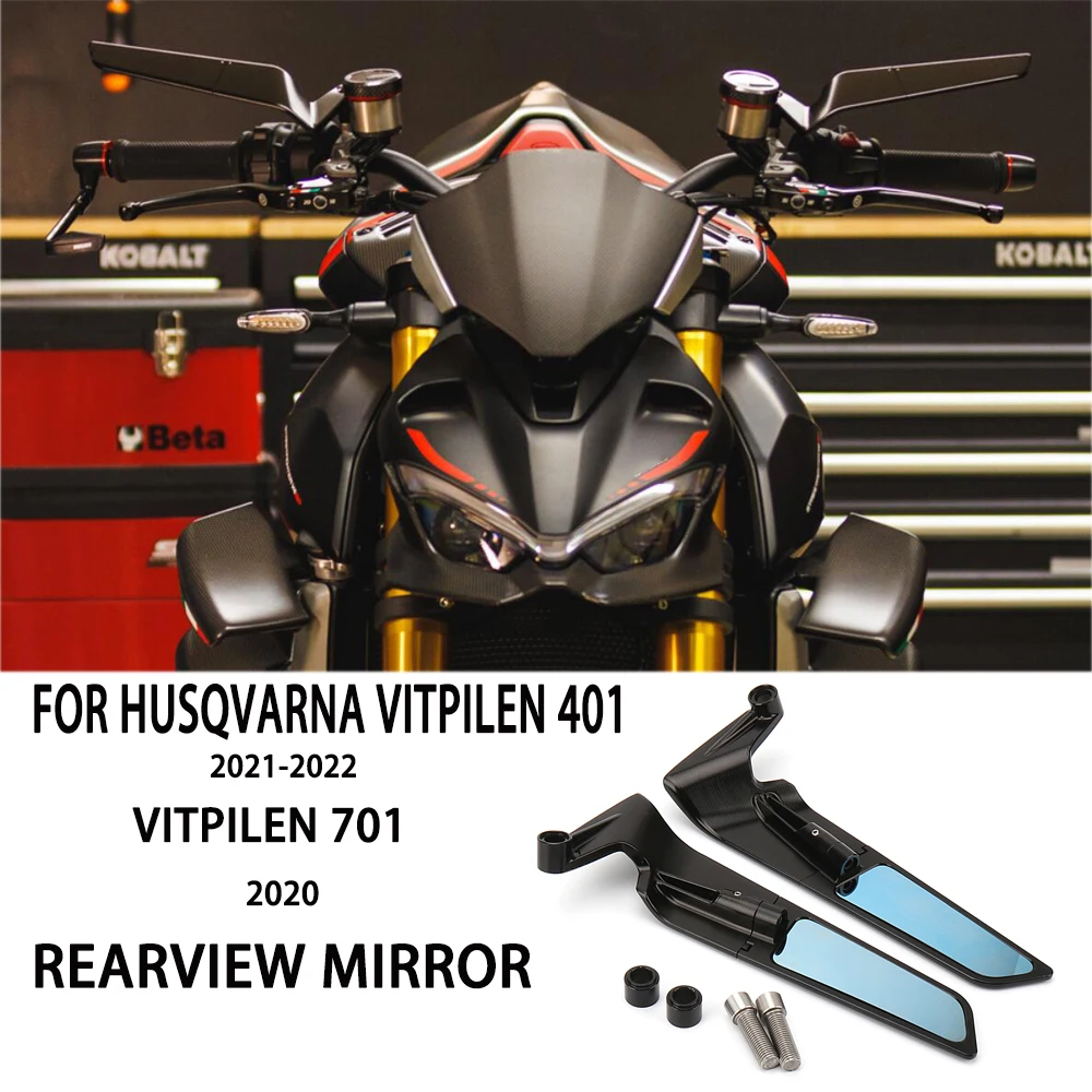 

For Husqvarna Vitpilen 401 2021 2022 Vitpilen 701 2020 Svartpilen 401 2021 2022 Rearview Mirror New Aluminium Rearview Mirror