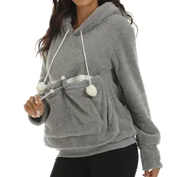 Sweats à capuche avec support Electrolux pour animaux de compagnie, sweats à capuche PVD pour femmes et hommes, chien kangourou unisexe, poudres pour chats, manteau d'hiver à grande poche, mode, mignon, Y-2023