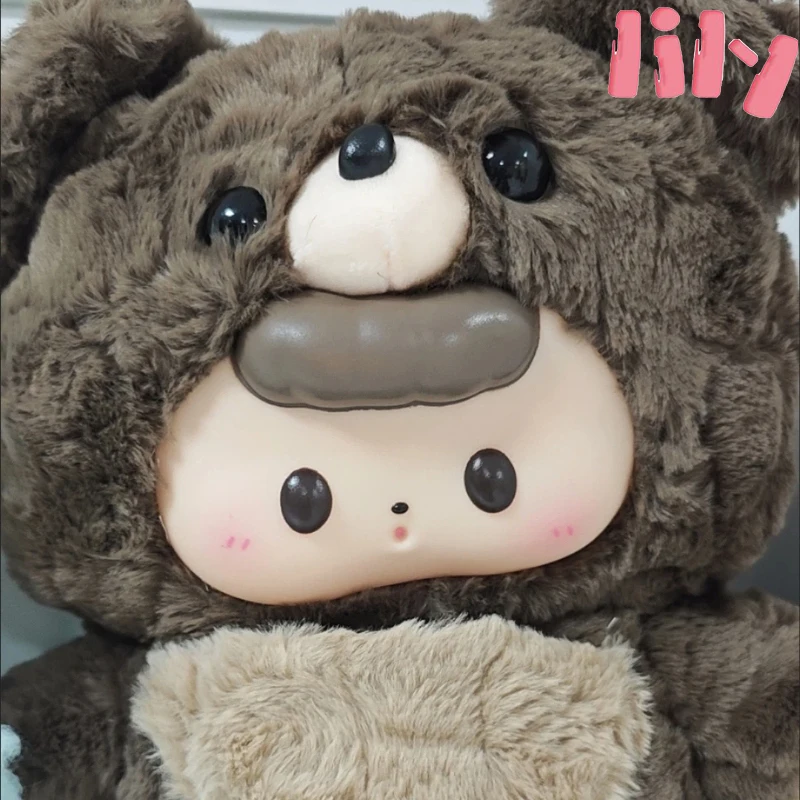 

Новый детский плюшевый рюкзак с милым медведем, 3d мультяшный кукольный рюкзак с животными, мягкая, приятная для кожи тканевая сумка для хранения