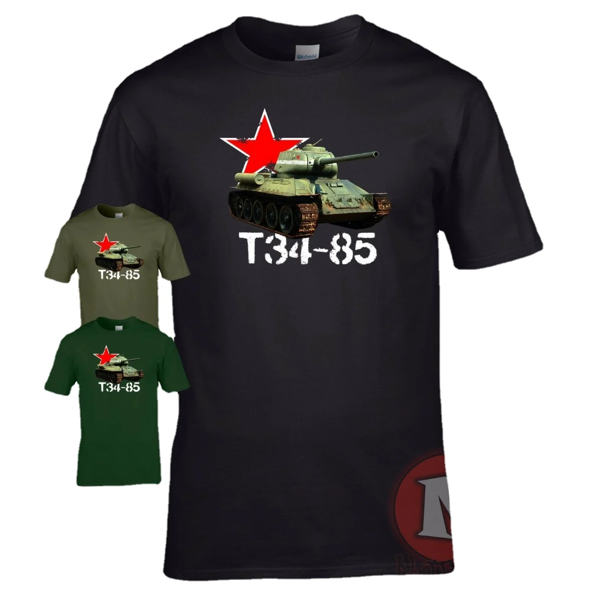 

WW2 Russian Military Armour Soviet T34-85 Tank T-Shirt. Summer Cotton O-Neck Short Sleeve Mens T Shirt New S-3XL