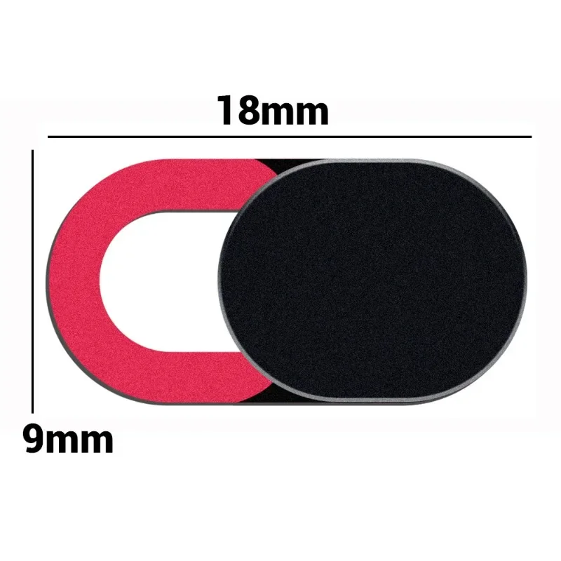 Webcam Cover Shutter Magnet Slider Plastic Camera Cover for iPad Tablet Web Laptop PC Camera Mobile Phone Lenses Privacy Sticker