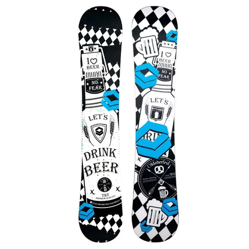 

Customized Single Board Snowboard Versatile Board Freestyle Snowboard Various Size Ski Board