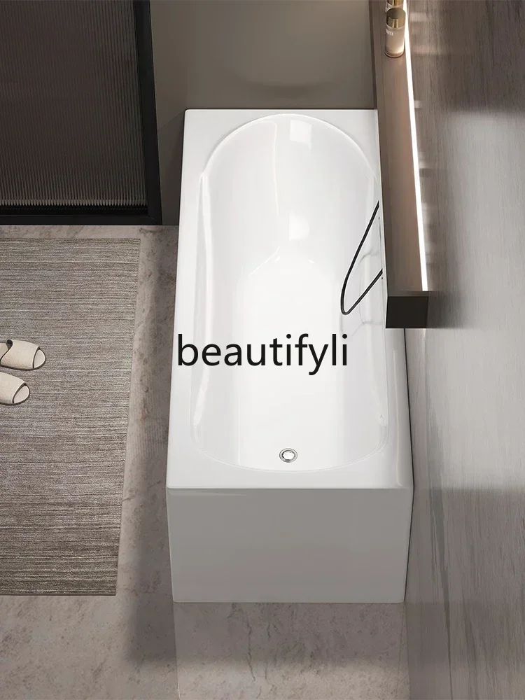 

ls 42VVCHotel hotel bathroom bathtub reclining acrylic adult bathtub independent household